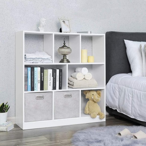 4 Thick Fabric Drawer Foldable Cubes Organizer Container with Dual Metal Handle - Picture 2 of 7